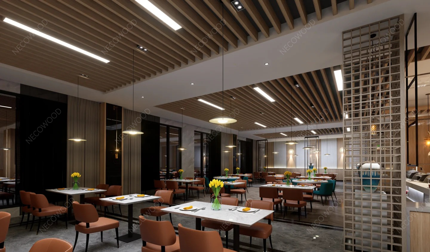 नेकवुड ने बाजार की बढ़ती मांग का समर्थन करने के लिए इनडोर डब्ल्यूपीसी सीलिंग समाधानों का विस्तार किया