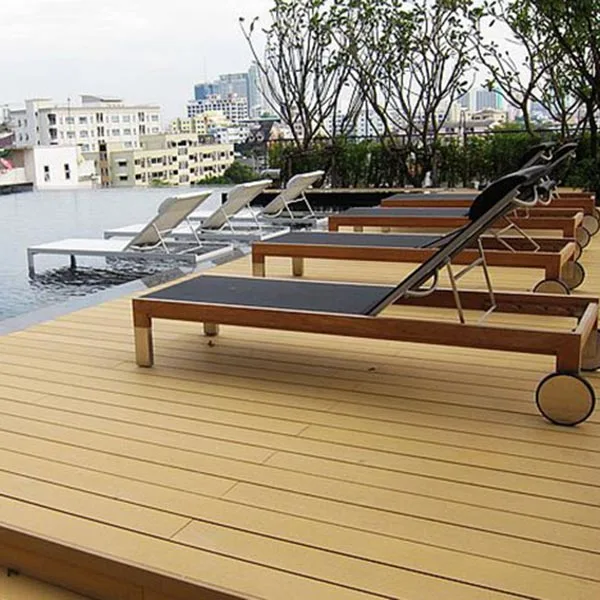 Swimming Pool Wood Plastic Flooring - Philippines